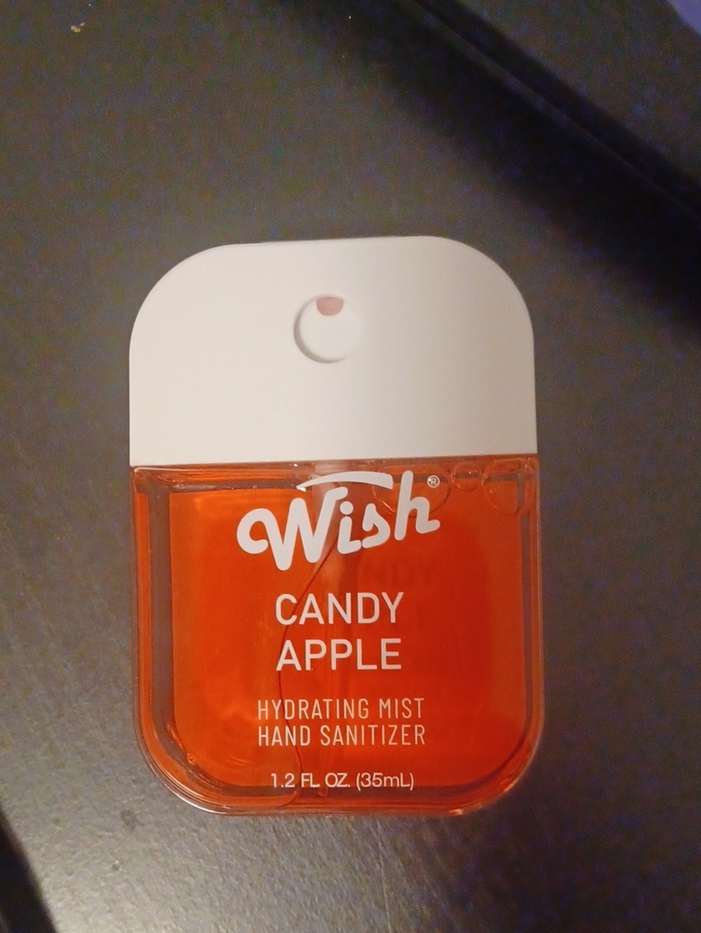 Wish Candy Apple Hydrating Mist Hand Sanitizer - Orange and White